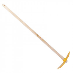 Serfouette panne & langue forgée manche 100cm - Miel - PERRIN  