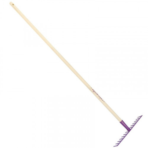 Râteau soudé 14 dents droites manche 150cm - Framboisine - PERRIN  