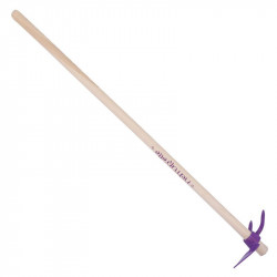 Serfouette panne & fourche forgée manche 100cm - Framboisine - PERRIN  