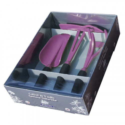 Coffret 3 outils de jardin gamme natur'elle - Framboisine - PERRIN  