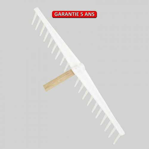 Rateau en polypropylène multi usage sans manche - 63 cm - PERRIN  
