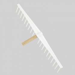 Rateau en polypropylène multi usage sans manche - 63 cm - PERRIN