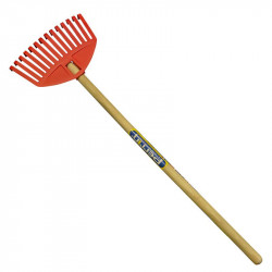 Balai à gazon enfant - manche bois - 60 cm - PERRIN  