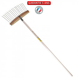 Balai à feuilles et gazon "bois/acier" - 165 cm de marque PERRIN  , référence: J6328500