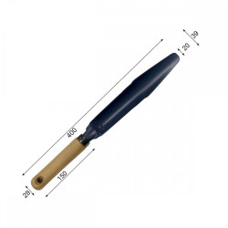 Couteau désherbeur avec manche en bois - 39 cm - PERRIN  
