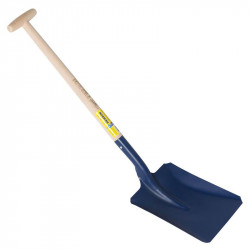 Pelle anglaise emmanchée béquille tournée 90 - Largeur 26 cm - PERRIN