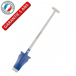 Bêche Caïman Pro 33 cm – manche béquille PEFC – coupe racines de marque PERRIN  , référence: J9521300