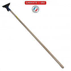 Bineuse 2 lames – manche bois 150 cm – outil de désherbage de marque PERRIN  , référence: J9546800