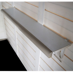 Kit 2 étagères pour abri de jardin EVO – 73,5 x 19,2 cm - HABRITA