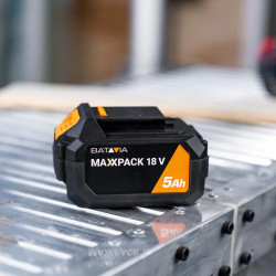 Batterie 18V 5.0Ah - Maxxpack - Li-ion - très haute autonomie universelle - Batavia