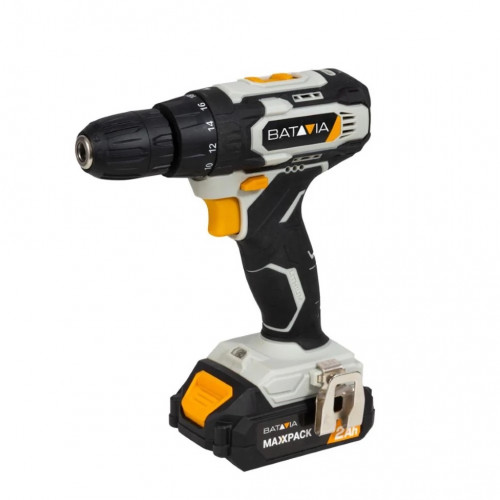 Perceuse visseuse sans fil 18V - Maxxpack - 2 vitesses - 18 positions de couple - Batavia
