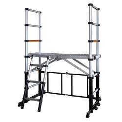 Échafaudage télescopique aluminium Batavia – plateforme 120x48 cm – hauteur 90 cm de marque Batavia, référence: B9546100