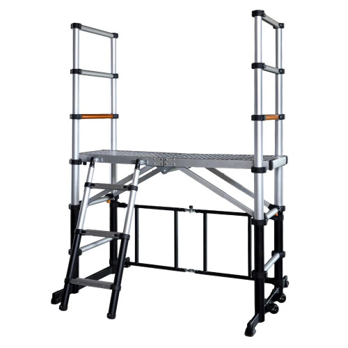 Échafaudage télescopique aluminium Batavia – plateforme 120x48 cm – hauteur 90 cm - Batavia
