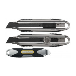 Cutter de chantier 'x-design' aluminium MXP-L Cutter 18 mm à molette de marque OLFA-CARPENTRAS DONARIER, référence: B9564200