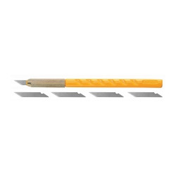 Scalpel 'ak-1' Scalpel manche ABS et repose doigt en métal strié de marque OLFA-CARPENTRAS DONARIER, référence: B9565400