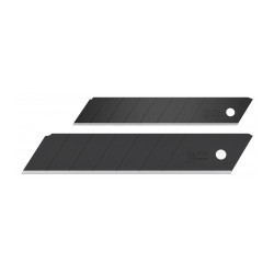 Lames de cutter 'excel-black' LBB-10B Etui de 10 lames 'Excel-Black' 18 mm de marque OLFA-CARPENTRAS DONARIER, référence: B9567100
