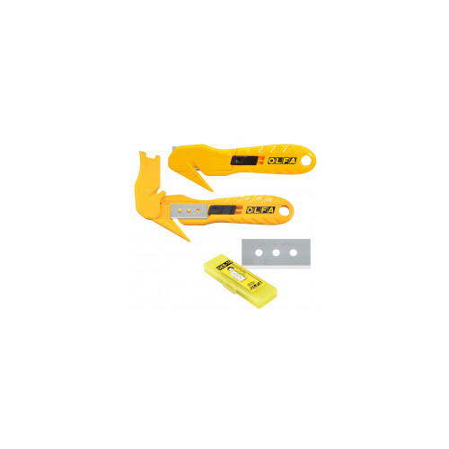 Cutter bec de canard special emballage SKB-10 Etui de 10 lames réversibles 17,8 mm - OLFA-CARPENTRAS DONARIER