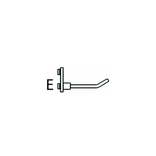 Panneau mural perfore pro et accessoires 5 crochets - C Nylon - coudé 45 mm - OUTIFRANCE 