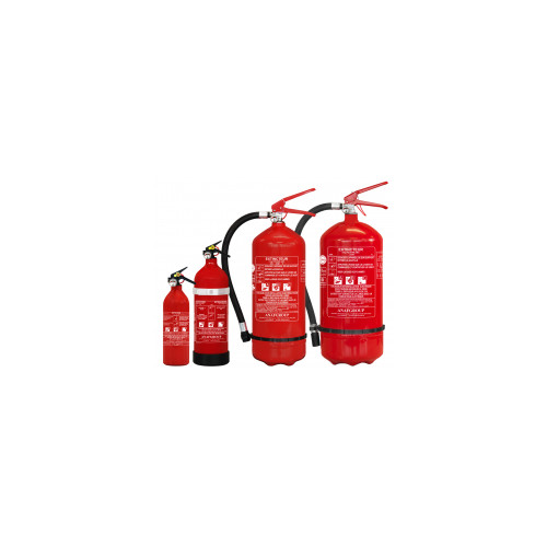 Extincteur poudre (feux a - b - c) Extincteur 6kg Ø160 x h.525 mm 34A 233B C - OUTIFRANCE 