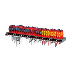 Tablette de tournevis 22 références / 110 tournevis Plats, Philips, Pozidriv, Torx Tamper, 1000V - TECHMAN