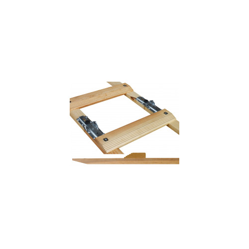Echelle de couvreur pliante renforcee confort 4 m (2 x 2 m) 33 cm 12 8 kg - OUTIFRANCE 