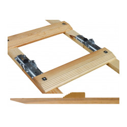 Echelle de couvreur pliante renforcee confort 5 m (2 x 2,5 m) 33 cm 15 10 kg de marque OUTIFRANCE , référence: B9578800
