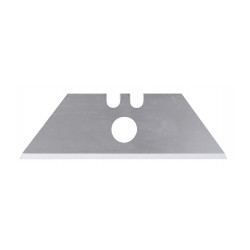 Lames de couteau avec trou central Etui de 10 lames  60 mm 19 mm 0,65 mm de marque OUTIFRANCE , référence: B9579200