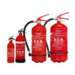Extincteur poudre (feux a - b - c) Extincteur 2kg Ø108 x h.378 mm 13A 89B C de marque OUTIFRANCE , référence: B9579700