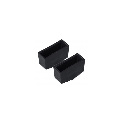Patins antiderapants pour escabeaux bois Paire de patins GRAND MODELE - pour montants de section 75 x 25 mm - OUTIFRANCE 