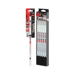 Lames de scies a metaux bi-metal Carte de 10 lames 18 TPI - 8 dents/cm de marque TECHMAN, référence: B9582000