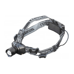 Lampe frontale 'focus control' Lampe Frontale CREE LED 3W - 150 Lumens  3 piles LR3 / AAA (fournies) de marque OUTIFRANCE , référence: B9588100