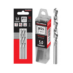 Forets hss - wx118° 10 forets 1 mm 34 / 12 mm de marque TECHMAN, référence: B9591500