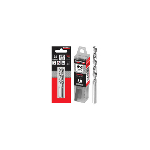 Forets hss - wx118° 10 forets 1 mm 34 / 12 mm - TECHMAN