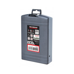 Forets hss - wx118° 10 forets 1 mm 34 / 12 mm - TECHMAN
