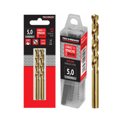 Forets hss cobalt - cob135° 5 forets 12.5 mm 151 / 101 mm - TECHMAN