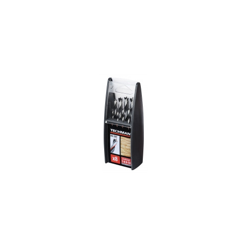 Meches a bois - bs330 8 mèches 3 à 10 mm - - TECHMAN