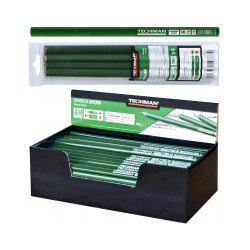 Crayons de macon 30 cm 4 crayons 300 mm de marque TECHMAN, référence: B9611400