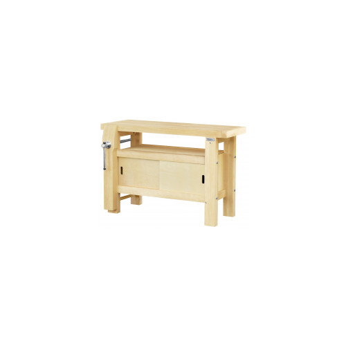 Etabli menuisier professionnel 1,20 m a caisson 1,20 m 0,50 m 0,85 m 65 kg - OUTIFRANCE 