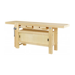 Etabli menuisier professionnel 2,00 m a caisson 2,00 m 0,60 m 0,85 m 98 kg de marque OUTIFRANCE , référence: B9612000