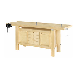 Etabli menuisier professionnel 2,00 m a caisson 2,00 m 0,50 m 0,85 m 110 kg de marque OUTIFRANCE , référence: B9612100