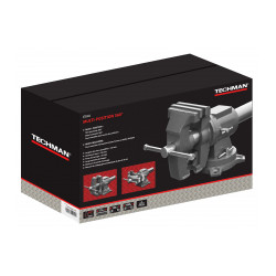 Etau multi-mâchoires multi-positions 125 mm 130 mm 18,5 kg - TECHMAN