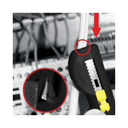 Couteau a degainer / denuder tout en 1 Couteau à dégainer Ø 8 à 13 mm et dénuder 0,5 à 6 mm² - OUTIFRANCE 
