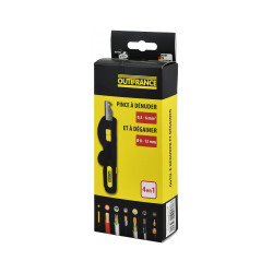 Couteau a degainer / denuder tout en 1 Couteau à dégainer Ø 8 à 13 mm et dénuder 0,5 à 6 mm² - OUTIFRANCE 