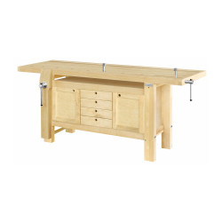 Etabli menuisier professionnel 2,00 m a caisson 2,00 m 0,50 m 0,85 m 96 kg de marque OUTIFRANCE , référence: B9613200