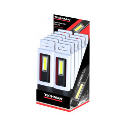 Lampe rechargeable ultra slim Lampe d'inspection ultra slim - 220 Lumens Batterie Li-ion 3,7V / 450 mAh - TECHMAN