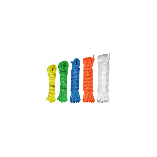 Cordage polypropylene Blanc 8 mm 25 m 750 g - OUTIFRANCE 