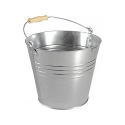 Seau acier galvanise leger 10 L 255 mm de marque OUTIFRANCE , référence: B9617900