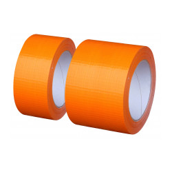 Ruban adhesif toile orange special facades 25 m x 75 mm de marque OUTIFRANCE , référence: B9618000