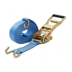 Sangle d'arrimage a cliquet inverse - 6000 kg 1 sangle à crochets 'U' bord de rive 9 m x 50 mm 6000 kg de marque OUTIFRANCE , référence: B9618600