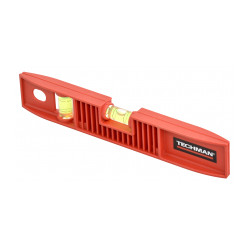 Niveau torpedo incassable 250 mm 2 fioles : 180° et 90° de marque TECHMAN, référence: B9618700